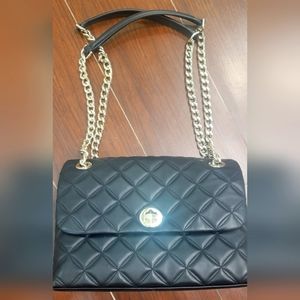 Kate Spade Natalia Medium Flap Cross Body/Shoulder Bag Black